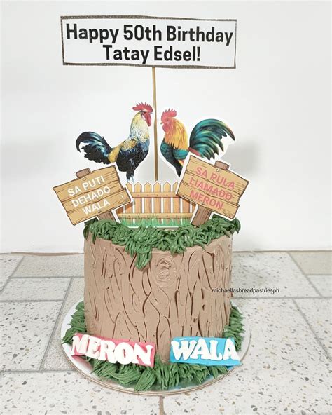 sabong theme cake design|Creative Sabong Cake Designs for Every Occasion .